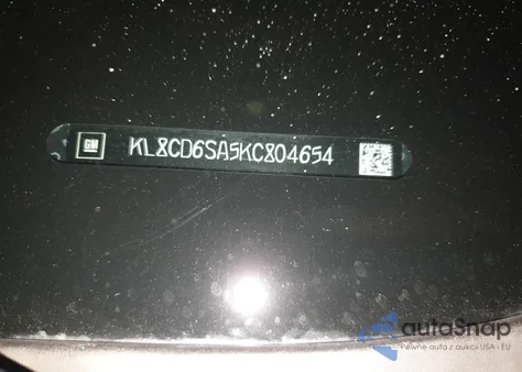 2019 Chevrolet Spark 1Lt z USA, uszkodzony, nr VIN KL8CD6SA5KC804654